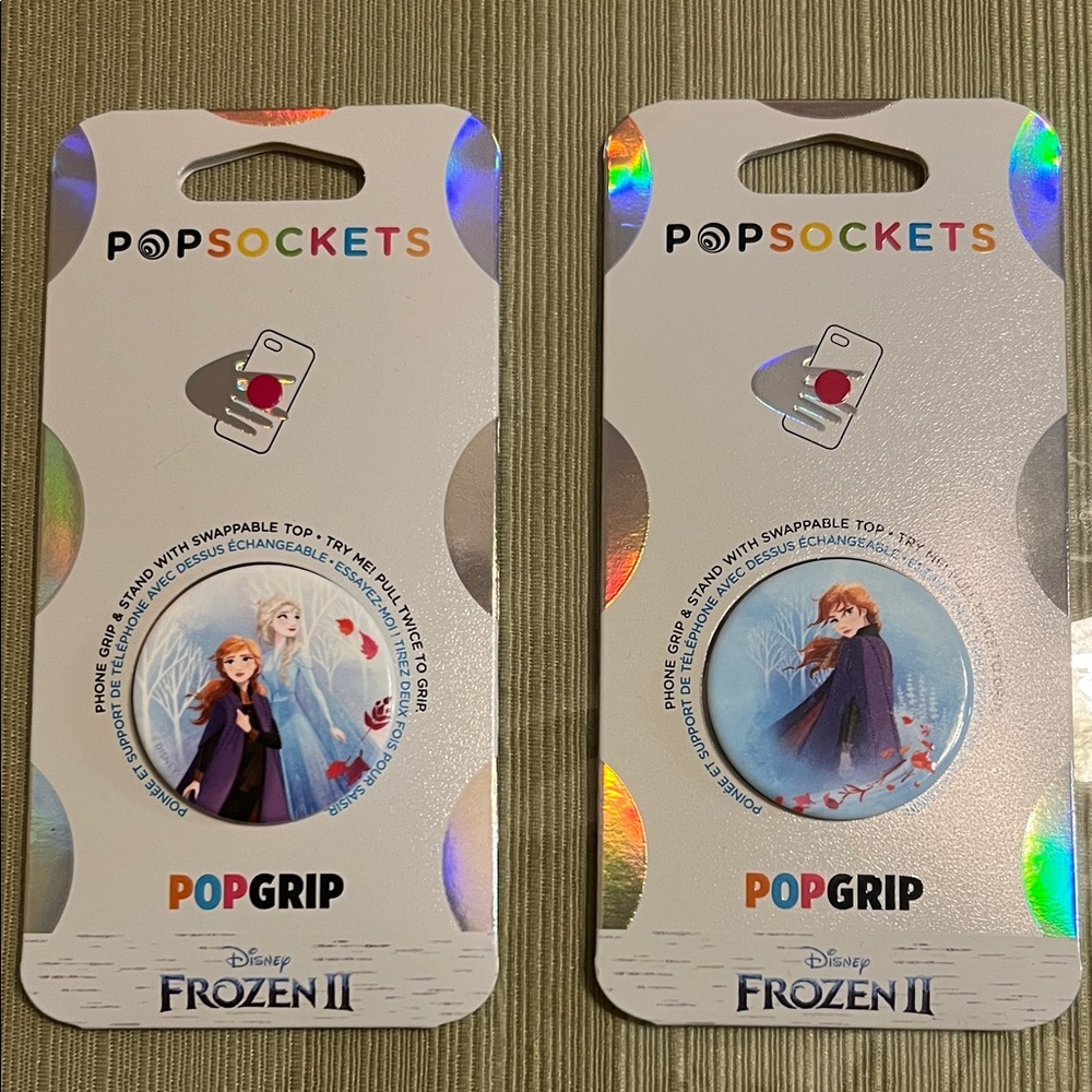 Disney Frozen II PopGrip - Blue and White